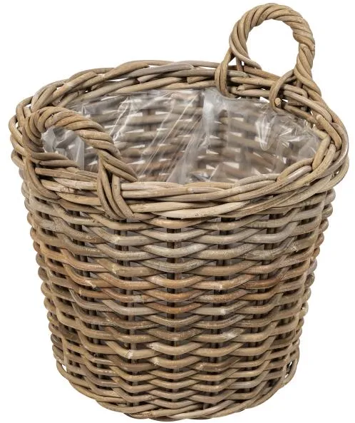Kurv rund med håndtag Ø38x45cm