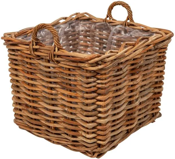 Kurv firkantet med håndtag 60x60x50cm