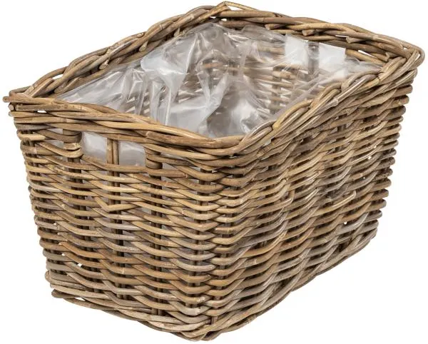 Kurv aflang med håndtag 36x26x22cm